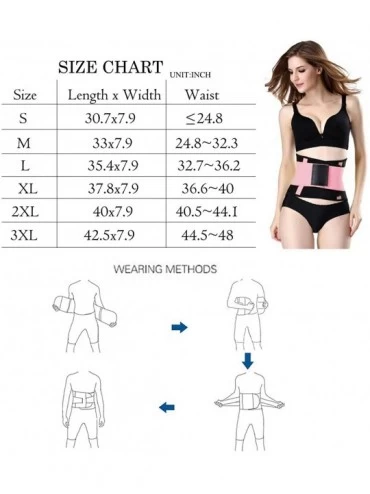Shapewear Waist Trainer for Weight Loss Postpartum Support-Recovery Belly/Waist/Pelvis Belt - Yellow - CV199CC5G6X $22.64