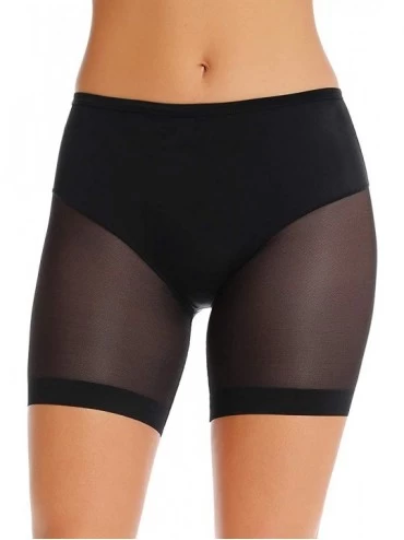 Shapewear Slip Shorts for Under Dresses Anti Chafing Boyshorts Underskirt Women Panties - Mesh Black - CO18T7N8COD $13.43