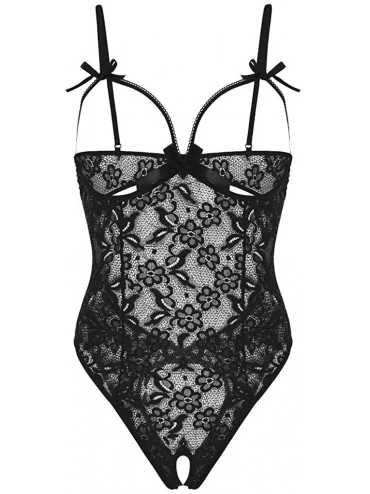 Baby Dolls & Chemises Sexy Lingerie for Women One-Piece Lace Embroidery Print Temptation Sling Open Back Nightie Sleepwear Un...
