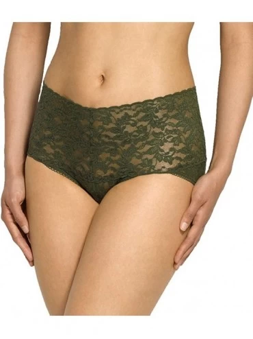 Panties Original Rise Bridal Thongs- One Size (4-14) - Woodland Green - CM12F71FA9X $38.09
