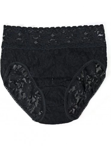Panties Women's Signature Lace French Bikini - Black - CY111FP8OR7 $30.27