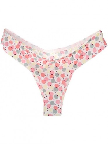 Bras Sexy Women Invisible Underwear Briefs G-Strings Ice Silk Crotch - Watermelon Red - C5195H5KEZH $23.81