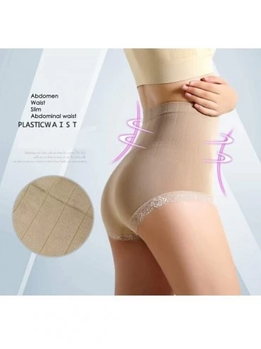 Shapewear Womens Postpartum Underwear Shapewear Tummy Control Panties Compression lace Lingerie High Waist Briefs - Multicolo...