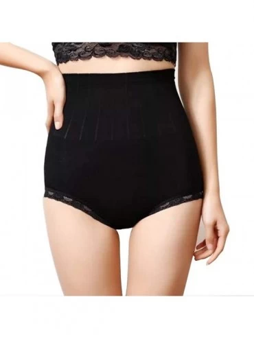 Shapewear Womens Postpartum Underwear Shapewear Tummy Control Panties Compression lace Lingerie High Waist Briefs - Multicolo...
