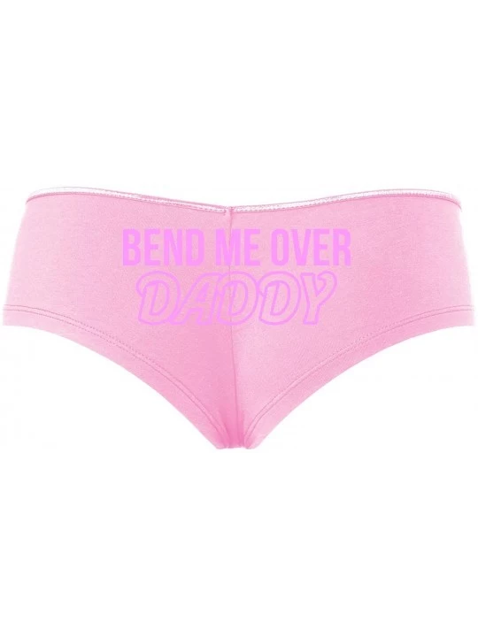 Panties Bend Me Over Daddy Fuck Me Doggy Style Baby Pink Undies - Bubble Gum - C0195A6RLYK $13.37