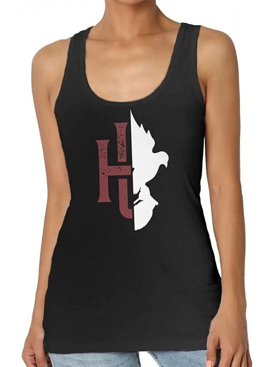 Camisoles & Tanks Hollywood Undead Women Senior Round Neck Polyester Pattern Vest - CA1966RGWI8 $15.94