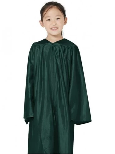 Robes Silky Choir Robes Costume Judge Robes for Kids - Forest - CG11SZXZS7V $48.07