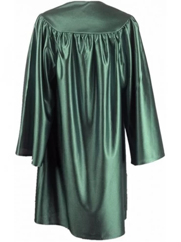 Robes Silky Choir Robes Costume Judge Robes for Kids - Forest - CG11SZXZS7V $20.51