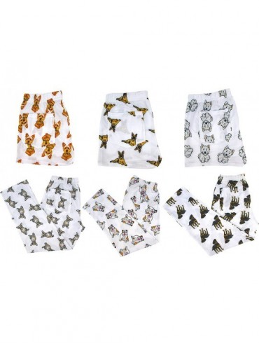 Sets GOLDEN RETRIEVER dog pajama set (top & bottom) with shorts for women- color white - C3197NCDUGS $74.96