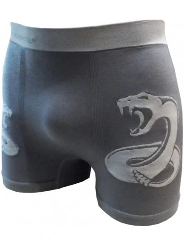 Boxer Briefs Stretches Seamless Mens Boxer Briefs Underwear 6-Pack Set - Snake Viper-6pack - C512N6FWBFC $29.11