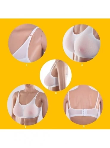 Accessories Silicone Breast Forms with Sports Pocket Bra Realistic Prosthesis for Mastectomy Crossdresser or Transvestite - W...