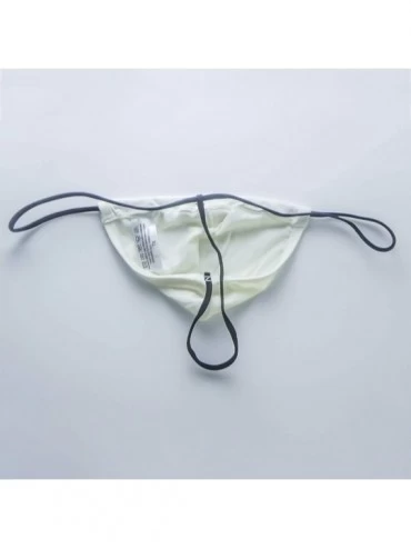 G-Strings & Thongs Underwear G-Strings Men T-Back Sexy Panties Jockss Low Waist Thongs Pouch Breathable G String Lingerie - Y...