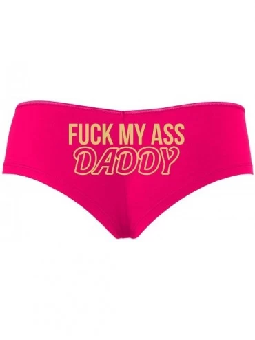 Panties Fuck My Ass Daddy Anal Sex Submissive Hot Pink Slutty Panties - Sand - C11959DTD82 $28.62