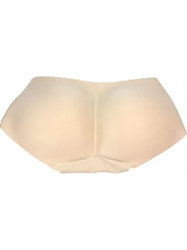 Shapewear Women's Sponge Butt Padded Underwear Shaper Briefs Fake Ass Shapewear - Beige - CQ12BZVYSZR $10.20