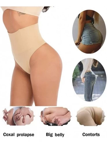 Shapewear Women's Butt Lifter Body Shaper Tummy Control Panties Underwear - Beige-thong Panty - C217Z5A53TG $14.54
