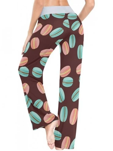 Bottoms Women Pajama Pants Sleepwear Comfy Casual Palazzo Lounge Pants Wide Leg - Color 16 - CC197QI9OIE $34.64
