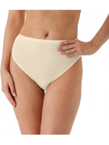 Panties Women's Spandex Hi-Leg Brief - Ivory - CY124X0NCJF $26.54