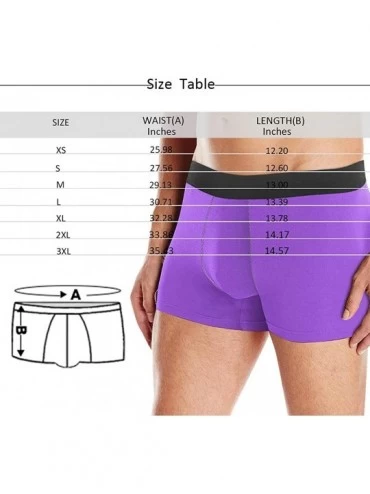 Boxer Briefs Custom Face Boxers It Belongs to Me Purple Personalized Face Briefs Underwear for Men - Multi 9 - CS18XUDR25H $2...
