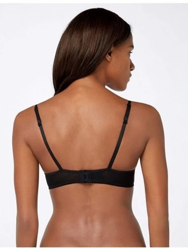 Bras Women's Push Up Lace Bra - Black Beauty - CI18KWQS8CM $27.55