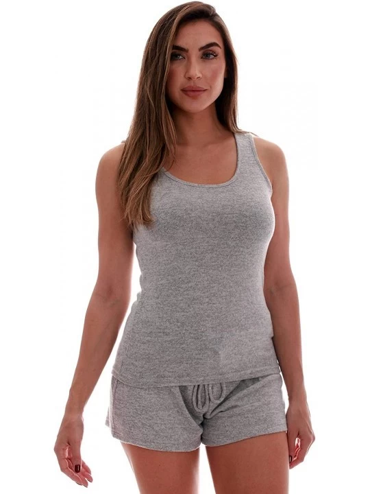 Sets Ultra Soft Loungewear Short Set for Women - Grey - CU18GL3KDS0 $24.31