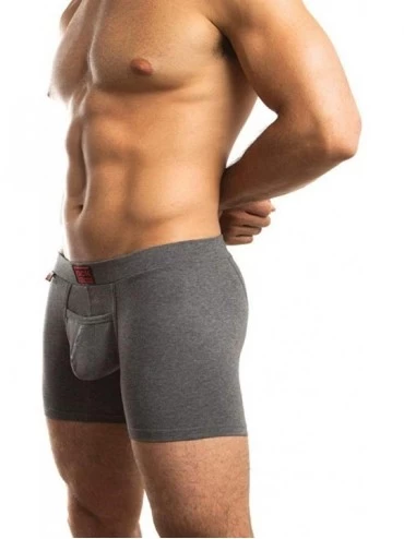 Boxer Briefs Trainer Trunk - Charcoal - C312N3YGY22 $19.37