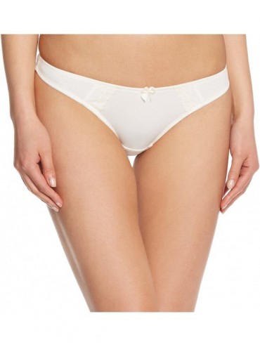 Panties Women's Juna Thong Panty - Ivory - C0119S0WVGB $26.34