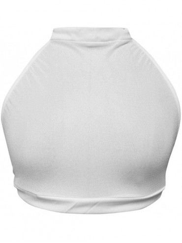 Bustiers & Corsets Women's mesh underwearLace Silk Gauze Underwear Skirt Halter Fixed Halter Strap Elastic fibers Slim Cup - ...