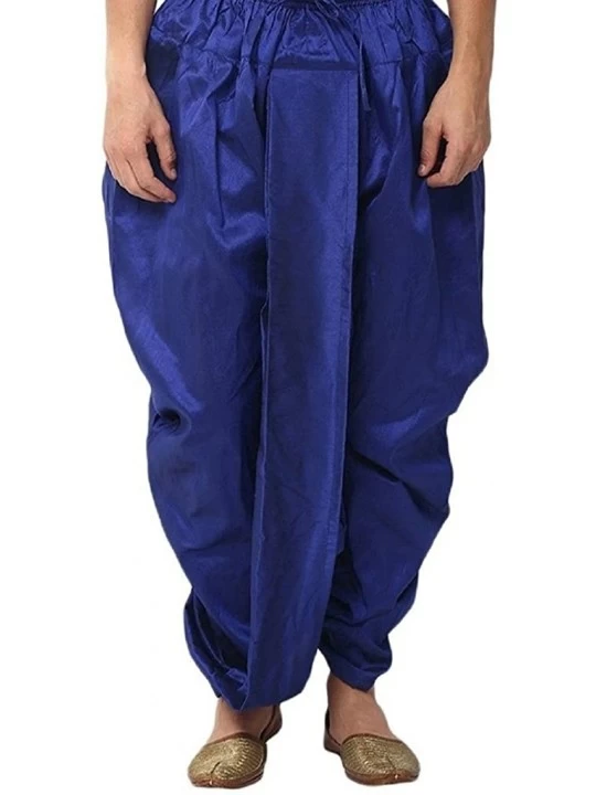 Sleep Sets Men's Wedding Wear Dhoti - Blue - CJ183N5YRZY $32.83