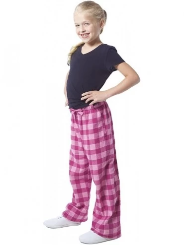 Sets Soft Cotton Flannel Pant for Kids & Garment Care Guide- Youth Sizes - Black Buffalo - CG12J4QABC3 $23.60