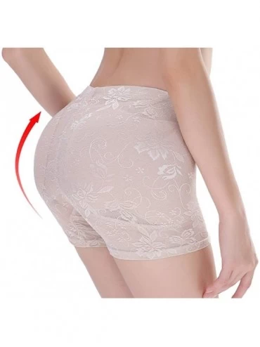 Shapewear Women Butt Lifter Padded Panty | Enhancing Body Shaper for Women | Seamless - Nude - C217XDAD55T $11.90