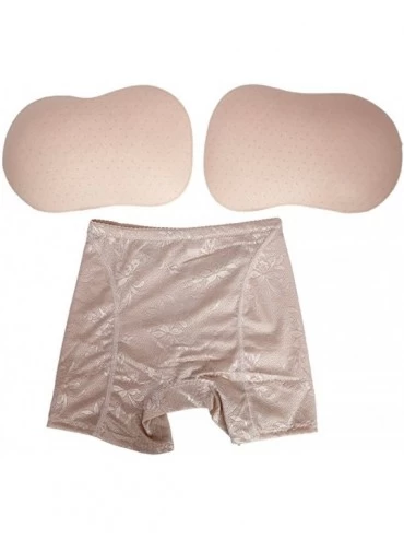 Shapewear Women Butt Lifter Padded Panty | Enhancing Body Shaper for Women | Seamless - Nude - C217XDAD55T $11.90