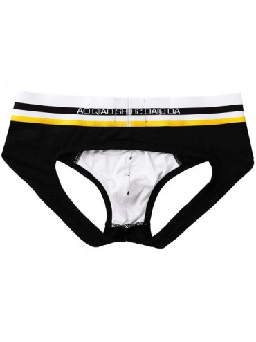 G-Strings & Thongs Mens Tuxedo Joxckstrap Briefs Soft Lingerie Low Rise Bulge Pouch T-Back G-String Underwear - Black Type a ...