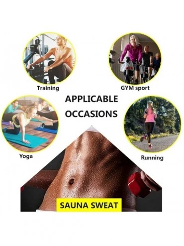 Shapewear Sweat Waist Trainer for Women Weight Loss Sauna Effect Neoprene Sweat Vest Plus Size - Black - CM18KGDZZYH $23.00
