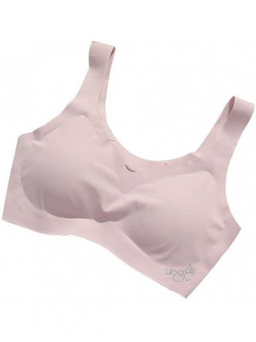 Bustiers & Corsets Women's Sports Shockproof Bra Padded Workout Fitness Underwear Running Vest Lingerie - Pink - CJ199IEWZ55 ...