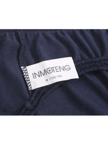 Briefs 100 Cotton Mens Underwear Mens Underwear Underwear Men in 5 Pack/3 Pack/1 Pack(Navy- M) - Navy - CM1806RSGHR $15.63