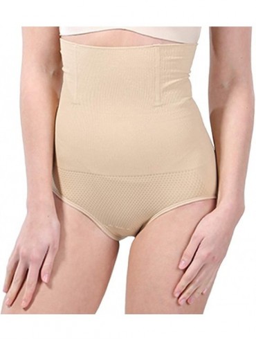 Shapewear Shapewear for Women Tummy Control Body Shaper Seamless High Waist Slimming Panties - Nude - C018WQC8I2G $22.38