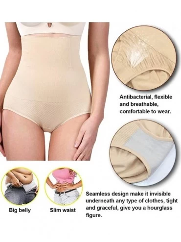 Shapewear Shapewear for Women Tummy Control Body Shaper Seamless High Waist Slimming Panties - Nude - C018WQC8I2G $9.79