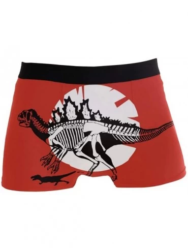 Boxer Briefs Mens No Ride-up Underwear Japanese Food Ramen Noodle Boxer Briefs - Dinosaur Skull Japan Sun - CY18YCHNTGA $17.16