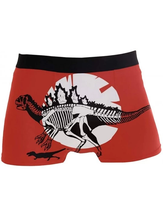 Boxer Briefs Mens No Ride-up Underwear Japanese Food Ramen Noodle Boxer Briefs - Dinosaur Skull Japan Sun - CY18YCHNTGA $17.16