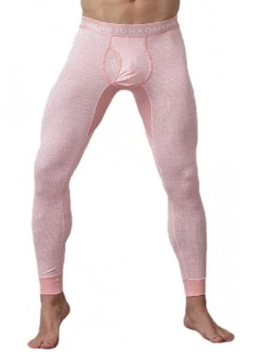 Thermal Underwear Mens Stretch Layer Bottoms Thermal Warm Pants Basic Long Johns - 1 - CS194090I9E $45.40