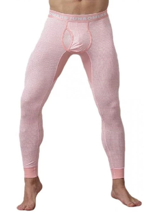 Thermal Underwear Mens Stretch Layer Bottoms Thermal Warm Pants Basic Long Johns - 1 - CS194090I9E $23.00
