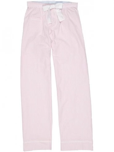 Sets Women's Cotton Seersucker Pajama Pants - Cotton Candy Pink - C311C0FOI99 $33.43