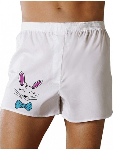 Boxers Happy Easter Bunny Face Boxers Shorts - White - CK196T94NO2 $49.90