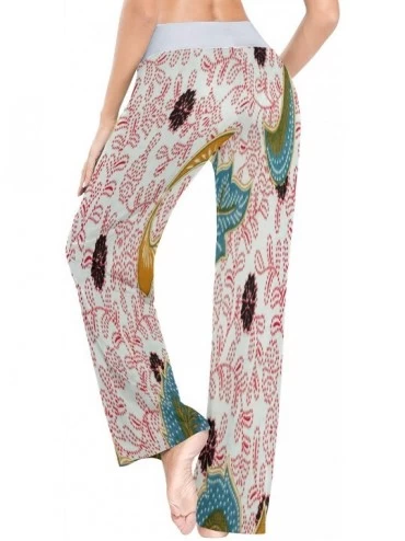 Bottoms Womens Pajama Lounge Pants Paisley Ornamental Repeating Wide Leg Casual Palazzo Pj Sleep Pants Girls - Amazing 3 - CL...