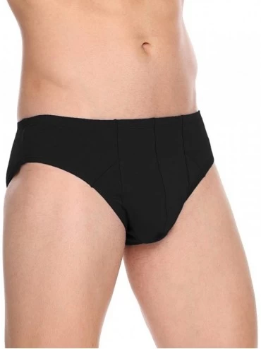 Briefs Men's Underwears Ice Silk Low Rise Sexy Bikinis and Briefs 3 Pack - 6569-mix - CS188DZ5W8Q $14.86