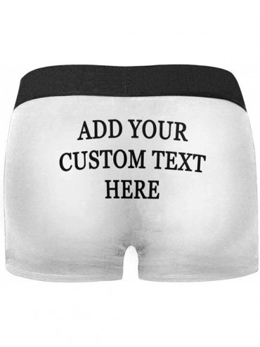 Briefs Custom Text Boxers Personalized Text Briefs Underwear for Men - Multi 2 - CC18Y3SIYXA $53.76