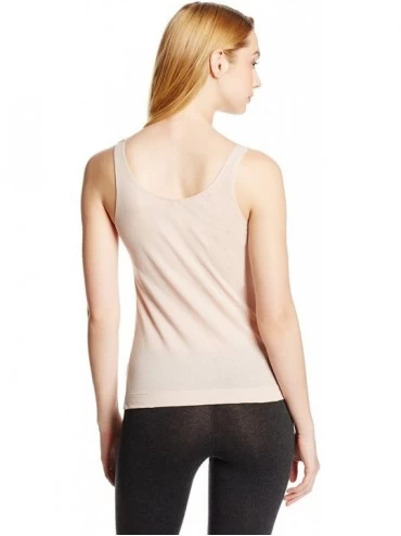 Tops Women's Slim Organic Cotton Skinny Tank - Bone - C211L79B0PJ $39.61