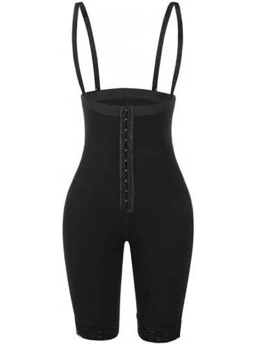 Shapewear Womens Invisible Slimming Bodysuit Girdles Thigh Shaping Butt-Lifting Hooks Buckle Rompers - Black - C418A53CRG3 $3...
