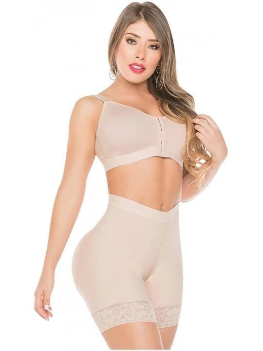 Shapewear Fajas Colombianas Calzones Levanta Cola Pompis High Waisted Shapewear Shorts for Women - 0321 Beige - CA11RBW0NOP $...