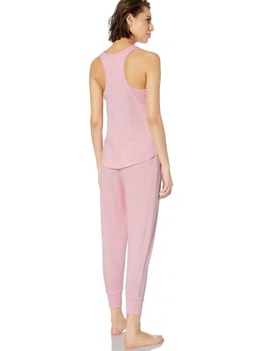 Sets Women's Sparkle Nailheads Pajama Set - Heather Pink - C418NKMYR5R $20.69